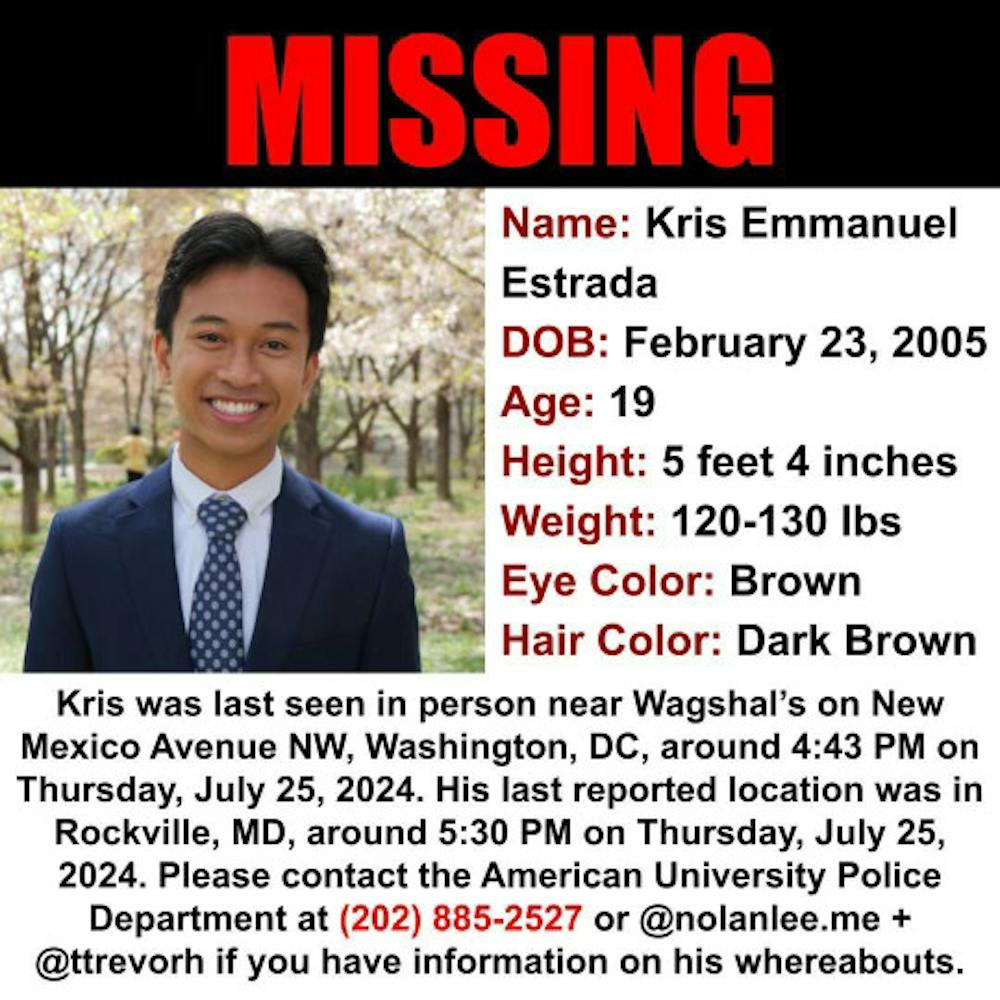 American University Student Missing for 3 Days