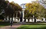 Students walk across the campus of The Ohio State University 