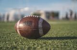 Football on a football field