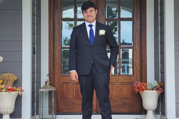 Mukhammad Aziz Umurzokov Getting Ready for Prom