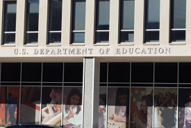 Andrew SteinThe U.S. Department of Education building in Washington, D.C.,